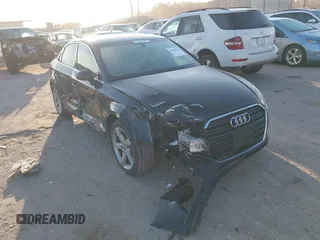 2019 Audi A3 Premium with VIN WAUAUGFF0K1011782, listed as a IAAI auction lot 41684236 with 83,880 mi miles and . Bid and sale history available at DreamBid. Image 1.