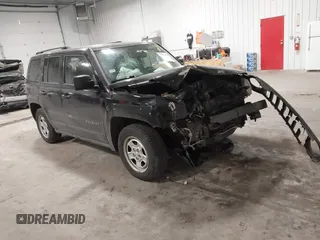 2017 Jeep Patriot Sport with VIN 1C4NJPBB0HD203579, listed as a IAAI auction lot 41475052 with 140,928 mi miles. Bid and sale history available at carsss.com. Image 1.