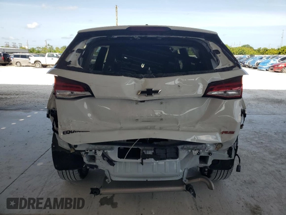 2024 Chevrolet Equinox RS z VIN 3GNAXMEG5RS217098, wystawiony jako Copart lot #58026325 z przebiegiem 10 744 mil mil oraz Nie do naprawy • Non repairable. Historia ofert i sprzedaży dostępna na DreamBid. Obrazek 6.