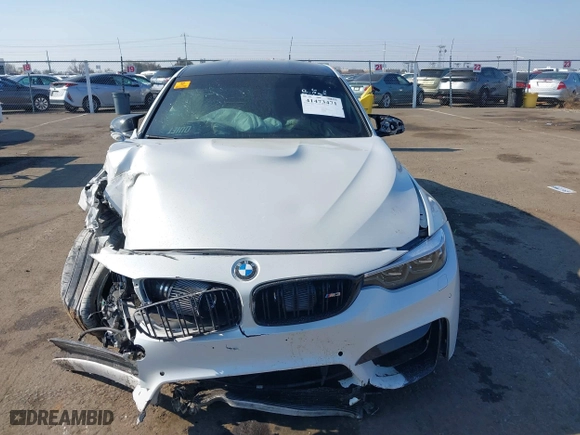 2017 BMW M3 with VIN WBS8M9C5XH5G83774, listed as a IAAI auction lot 41473471 with 91,000 mi miles. Bid and sale history available at carsss.com. Image 11.