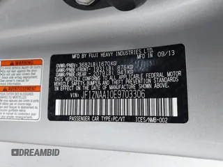 2014 Scion FR-S with VIN JF1ZNAA10E9703306, listed as a IAAI auction lot 42011748 with 83,128 mi miles and . Bid and sale history available at DreamBid. Image 9.