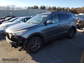 2013 Hyundai Santa Fe Sport with VIN 5XYZUDLB2DG020962, listed as a Copart auction lot 46402215 with 185,213 mi miles and Salvage Title. Bid and sale history available at carsss.com. Image 1.