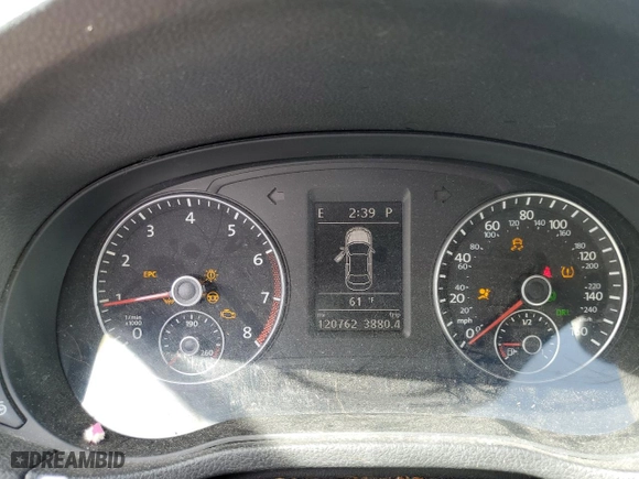 2015 Volkswagen Passat 1.8T Sport with VIN 1VWBT7A32FC028078, listed as a Copart auction lot 85415034 with 120,762 mi miles and Salvage Title. Bid and sale history available at carsss.com. Image 9.