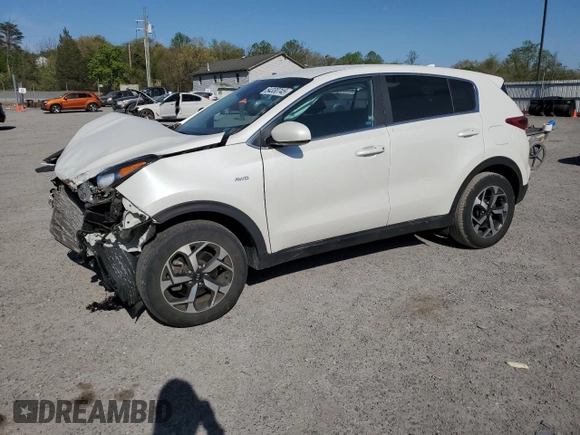 2022 Kia Sportage LX with VIN KNDPMCAC7N7986154, listed as a Copart auction lot 54330745 with 31,408 mi miles and Salvage Title. Bid and sale history available at carsss.com. Image 1.