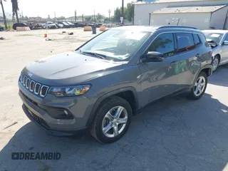 2023 Jeep Compass Latitude with VIN 3C4NJDBN5PT540444, listed as a IAAI auction lot 41820993 with 47,516 mi miles and . Bid and sale history available at DreamBid. Image 2.