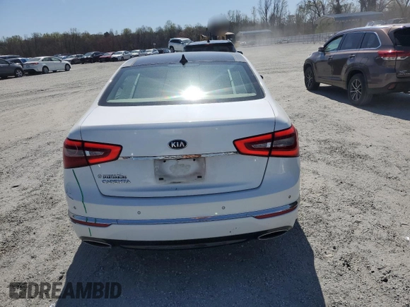 2014 Kia Cadenza Premium with VIN KNALN4D78E5121542, listed as a Copart auction lot 50686945 with 169,933 mi miles and Salvage Title. Bid and sale history available at DreamBid. Image 6.