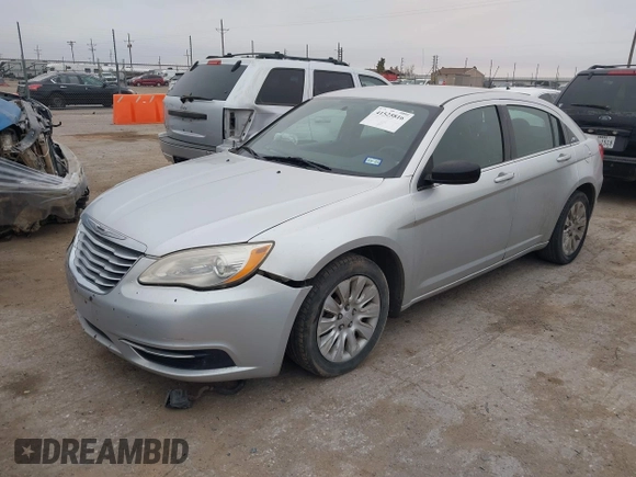 2011 Chrysler 200 LX with VIN 1C3BC4FB3BN522499, listed as a IAAI auction lot 41525816 with 187,610 mi miles. Bid and sale history available at carsss.com. Image 2.