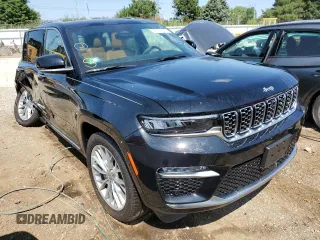2023 Jeep Grand Cherokee Summit with VIN 1C4RJHEG6PC563345, listed as a Copart auction lot 63969163 with 2,909 mi miles and . Bid and sale history available at DreamBid. Image 4.