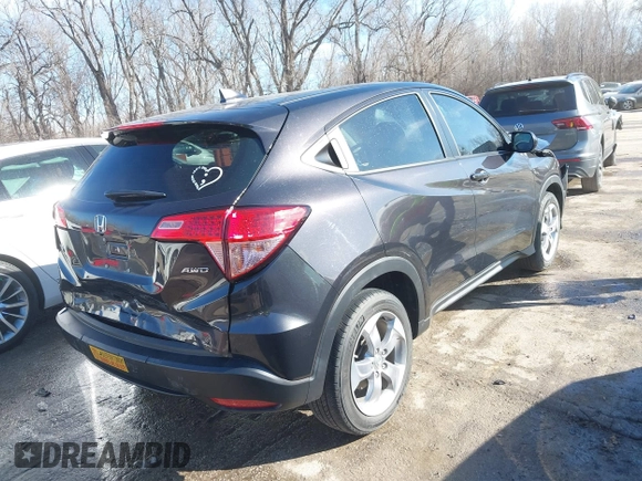 2018 Honda HR-V LX with VIN 3CZRU6H36JG718236, listed as a IAAI auction lot 41662759 with 50,877 mi miles. Bid and sale history available at carsss.com. Image 4.