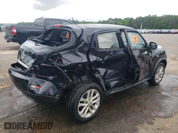 2013 Nissan Juke SV z VIN JN8AF5MR0DT204850, wystawiony jako Copart lot #53961575 z przebiegiem 85 519 mil mil oraz Szkoda całkowita • Salvage title. Historia ofert i sprzedaży dostępna na DreamBid. Obrazek 3.