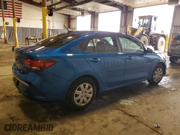 2022 Kia Rio S with VIN 3KPA24AD4NE452586, listed as a Copart auction lot 51971615 with 59,602 mi miles and Salvage Title. Bid and sale history available at carsss.com. Image 3.