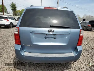 2010 Kia Sedona LX with VIN KNDMG4C31A6330612, listed as a Copart auction lot 54495685 with 246,564 mi miles and Salvage Title. Bid and sale history available at carsss.com. Image 6.