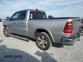 2020 Ram 1500 Laramie with VIN 1C6SRFDTXLN165641, listed as a Copart auction lot 43008465 with 67,166 mi miles and Non Repairable. Bid and sale history available at carsss.com. Image 2.