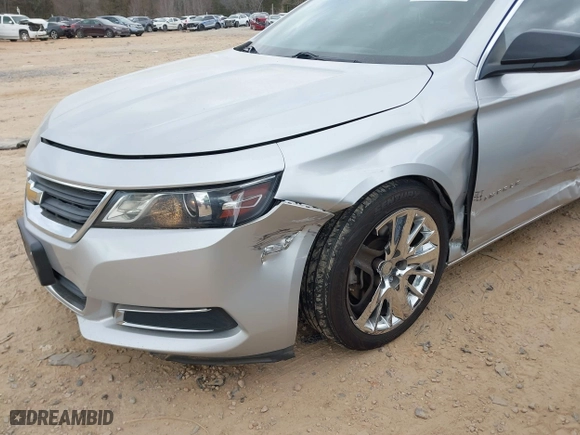 2016 Chevrolet Impala LS with VIN 2G11X5SAXG9132601, listed as a IAAI auction lot 41717761 with 129,278 mi miles. Bid and sale history available at carsss.com. Image 6.