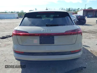 2022 Audi e-tron Premium with VIN WA1AAAGE1NB012253, listed as a IAAI auction lot 41424316 with 23,667 mi miles. Bid and sale history available at carsss.com. Image 17.