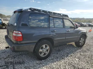 2003 Toyota Land Cruiser with VIN JTEHT05J932044630, listed as a Copart auction lot 76836364 with 215,802 mi miles and Salvage Title. Bid and sale history available at carsss.com. Image 3.