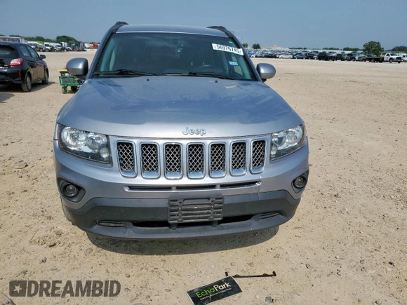 2017 Jeep Compass High Altitude with VIN 1C4NJCEB4HD198794, listed as a Copart auction lot 56976745 with 183,196 mi miles and Salvage title. Bid and sale history available at DreamBid. Image 5.