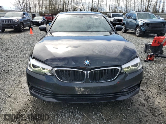 2019 BMW 5 Series 530i with VIN WBAJA5C50KBX49102, listed as a Copart auction lot 50745595 with 80,410 mi miles and Salvage Title. Bid and sale history available at carsss.com. Image 5.