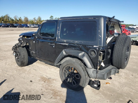 2021 Jeep Wrangler Sport S with VIN 1C4GJXAN1MW665247, listed as a Copart auction lot 84696044 with 71,693 mi miles and Salvage Title. Bid and sale history available at DreamBid. Image 2.