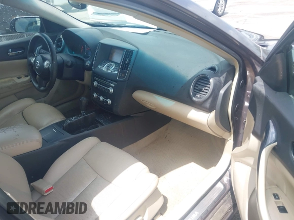 2014 Nissan Maxima S with VIN 1N4AA5AP9EC430843, listed as a IAAI auction lot 42104446 with 159,256 mi miles and . Bid and sale history available at DreamBid. Image 5.
