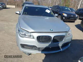 2013 BMW 7 Series 750Li xDrive with VIN WBAYF8C59DD140244, listed as a IAAI auction lot 41754655 with 97,470 mi miles. Bid and sale history available at carsss.com. Image 12.