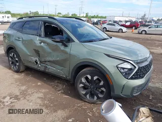 2023 Kia Sportage X-Line with VIN 5XYK6CAF7PG113833, listed as a IAAI auction lot 42224104 with 18,595 mi miles and . Bid and sale history available at DreamBid. Image 1.