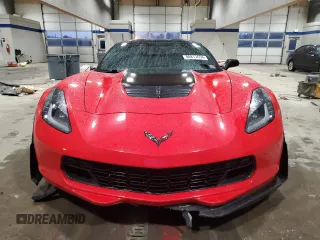2015 Chevrolet Corvette Z06 3LZ with VIN 1G1YT2D6XF5601487, listed as a Copart auction lot 84813654 with 0 mi miles and Salvage Title. Bid and sale history available at carsss.com. Image 5.