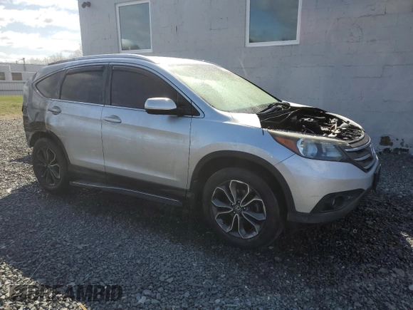 2012 Honda CR-V EX-L with VIN JHLRM3H79CC008294, listed as a Copart auction lot 51281135 with 193,957 mi miles and Salvage Title. Bid and sale history available at carsss.com. Image 4.