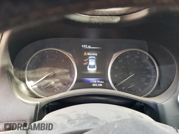 2017 Infiniti Q50 3.0t Premium with VIN JN1EV7AP6HM734712, listed as a Copart auction lot 49646445 with 115,814 mi miles and Salvage Title. Bid and sale history available at carsss.com. Image 9.