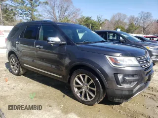 2016 Ford Explorer Limited with VIN 1FM5K8F83GGA57057, listed as a Copart auction lot 49496945 with 168,908 mi miles and Clean Title. Bid and sale history available at DreamBid. Image 4.