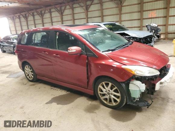 2014 Mazda 5 Grand Touring with VIN JM1CW2DLXE0172751, listed as a Copart auction lot 65447264 with 338,894 mi miles and Salvage Title. Bid and sale history available at DreamBid. Image 4.