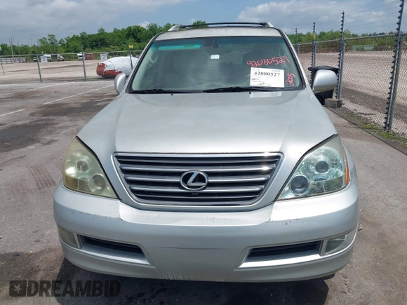 2005 Lexus GX with VIN JTJBT20X550082871, listed as a IAAI auction lot 42080527 with Not Provided miles. Bid and sale history available at carsss.com. Image 12.