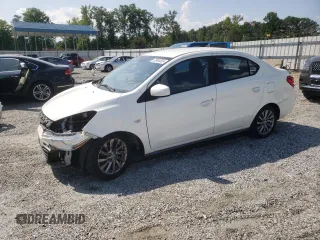 2019 Mitsubishi Mirage ES z VIN ML32F3FJ8KHF06758, wystawiony jako Copart lot #62404005 z przebiegiem 26 845 mil mil oraz Szkoda całkowita • Salvage title. Historia ofert i sprzedaży dostępna na DreamBid. Obrazek 1.