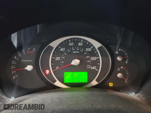 2008 Hyundai Tucson GLS with VIN KM8JM12B58U908862, listed as a Copart auction lot 76989094 with 193,033 mi miles and Salvage Title. Bid and sale history available at carsss.com. Image 9.