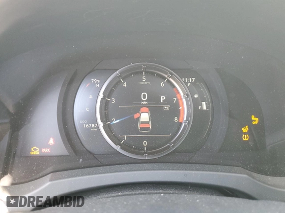 2024 Lexus IS 350 F Sport with VIN JTHGZ1B29R5074427, listed as a Copart auction lot 89104165 with 16,787 mi miles and Salvage title. Bid and sale history available at DreamBid. Image 9.