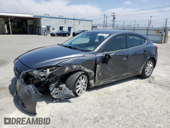 2015 Mazda 3 i Touring with VIN 3MZBM1L79FM165513, listed as a Copart auction lot 55436135 with 127,365 mi miles and Salvage Title. Bid and sale history available at DreamBid. Image 1.