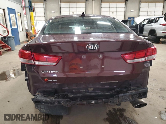 2016 Kia Optima LX with VIN 5XXGT4L36GG004985, listed as a Copart auction lot 48245515 with 127,315 mi miles and Salvage Title. Bid and sale history available at carsss.com. Image 6.