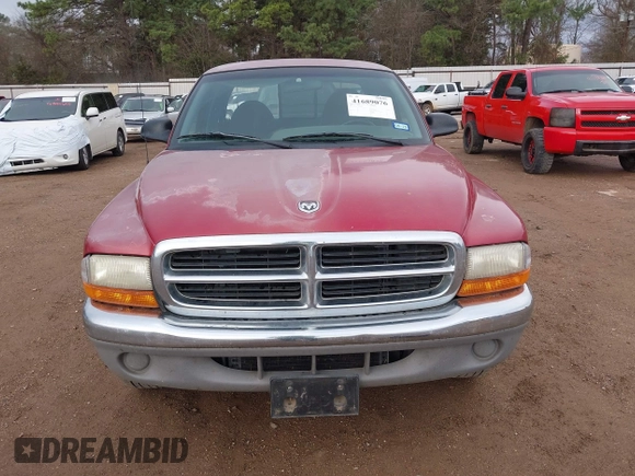 1998 Dodge Dakota SLT with VIN 1B7GL22Y1WS569991, listed as a IAAI auction lot 41689076 with 135,680 mi miles and . Bid and sale history available at DreamBid. Image 6.