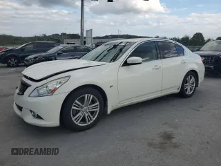 2015 Infiniti Q40 with VIN JN1CV6AP6FM500438, listed as a Copart auction lot 74081644 with 93,365 mi miles and Salvage Title. Bid and sale history available at carsss.com. Image 1.