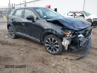 2019 Mazda CX-3 Touring with VIN JM1DKFC79K0441751, listed as a IAAI auction lot 41877891 with 63,361 mi miles. Bid and sale history available at carsss.com. Image 1.