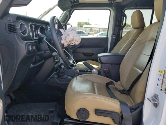 2018 Jeep Wrangler Unlimited Sahara с VIN 1C4HJXEG5JW303515, выставлен на аукционе Copart как лот 59985005 с пробегом 58 628 миль миль и Списание • Salvage title. История ставок и продаж доступна на DreamBid. Изображение 7.