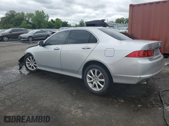 2006 Acura TSX with VIN JH4CL96876C006227, listed as a Copart auction lot 58019815 with Not provided miles and Salvage title. Bid and sale history available at DreamBid. Image 2.