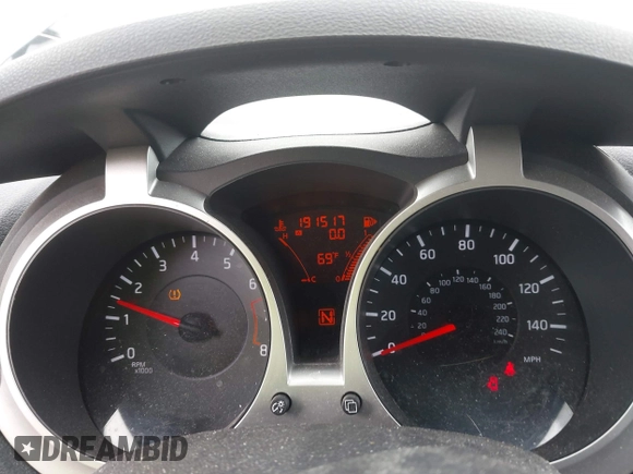 2011 Nissan Juke SL with VIN JN8AF5MV6BT013508, listed as a IAAI auction lot 41833046 with 191,517 mi miles. Bid and sale history available at carsss.com. Image 7.