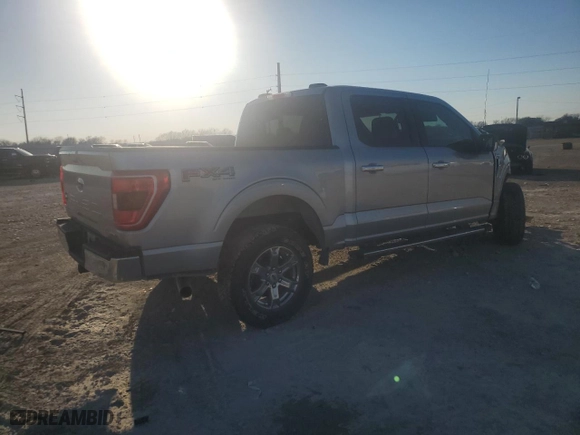 2021 Ford F-150 XL with VIN 1FTFW1E81MFB48318, listed as a Copart auction lot 43593905 with 109,841 mi miles and Salvage Title. Bid and sale history available at carsss.com. Image 3.