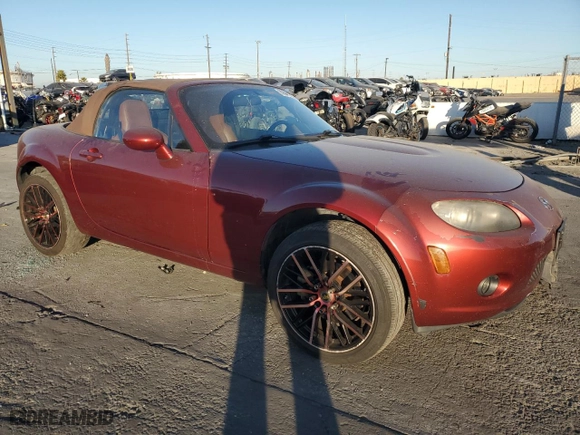 2006 Mazda MX-5 Miata Grand Touring with VIN JM1NC25F660109478, listed as a Copart auction lot 89081305 with NaN miles and Salvage Title. Bid and sale history available at carsss.com. Image 4.