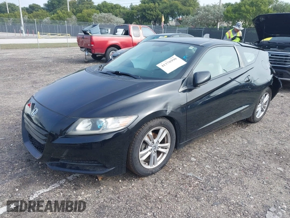 2011 Honda CR-Z with VIN JHMZF1D44BS012716, listed as a IAAI auction lot 41378990 with 170,844 mi miles. Bid and sale history available at carsss.com. Image 2.