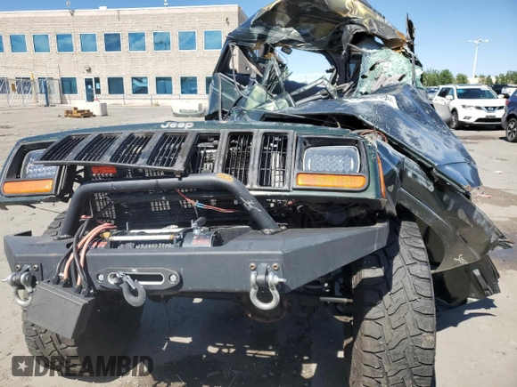 1998 Jeep Cherokee Sport with VIN 1J4FJ68S3WL237566, listed as a Copart auction lot 67380164 with 0 mi miles and Non Repairable. Bid and sale history available at carsss.com. Image 5.