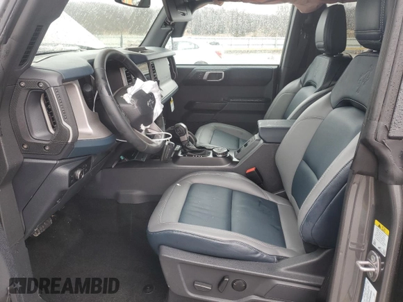 2024 Ford Bronco Outer Banks with VIN 1FMDE8BH9RLB27518, listed as a Copart auction lot 43116025 with 598 mi miles and Salvage Title. Bid and sale history available at DreamBid. Image 7.