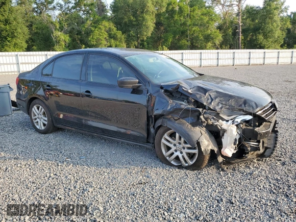2015 Volkswagen Jetta S with VIN 3VW1K7AJ6FM201628, listed as a Copart auction lot 58118465 with 95,360 mi miles and Salvage title. Bid and sale history available at DreamBid. Image 4.