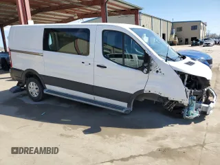 2023 Ford Transit Cargo with VIN 1FTBR1Y81PKA77568, listed as a Copart auction lot 45700865 with Not Provided miles and Salvage Title. Bid and sale history available at DreamBid. Image 4.